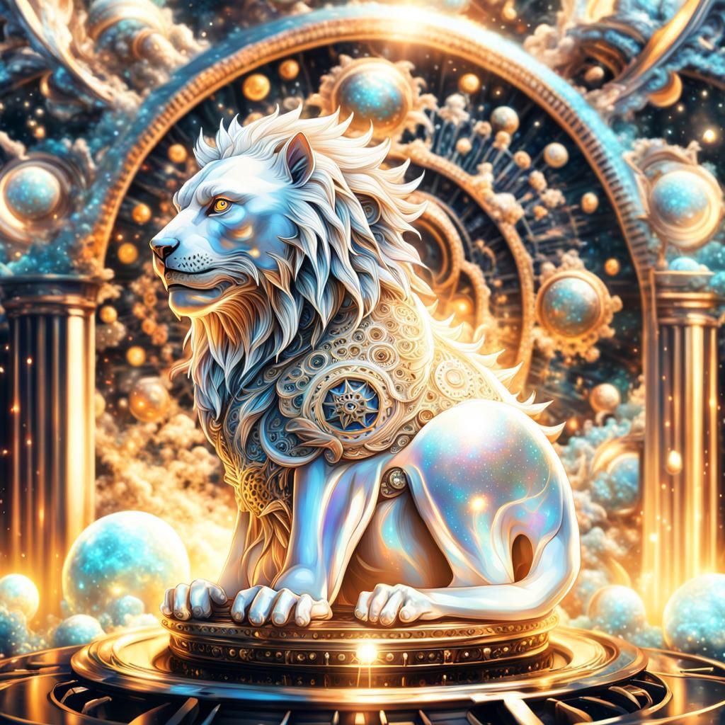 Cosmic Steampunk Engine with Divine Sunshine Beams