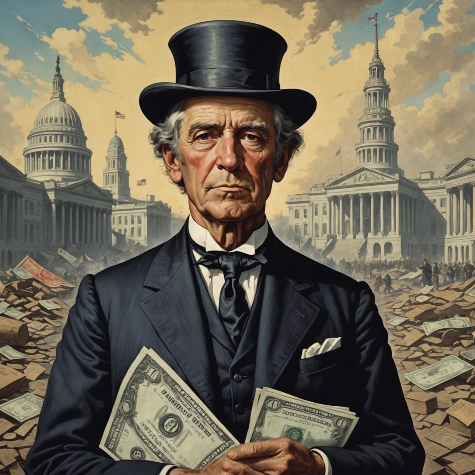 Conceptual Image of Late Stage Capitalism