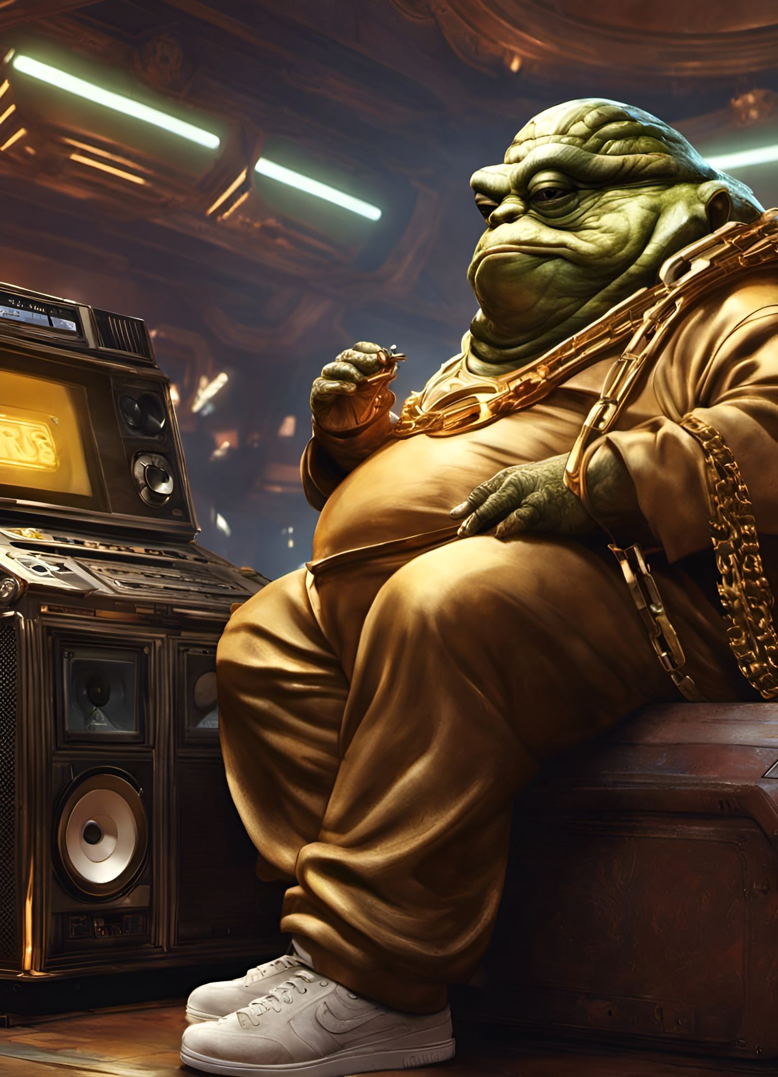 Jabba the Huttsman, anything that rymes, goes through me