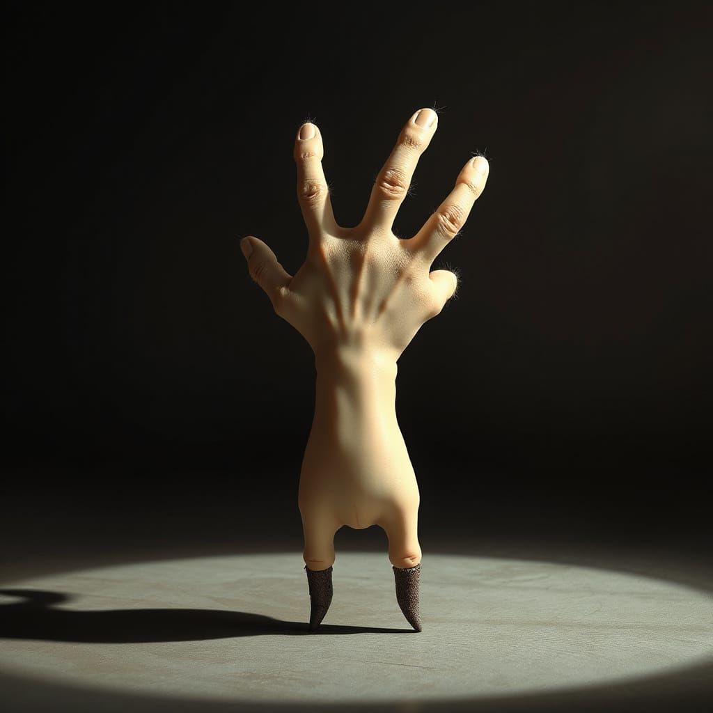 Thing The Handservant in Whimsical Digital Art