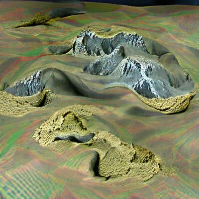 Digital Terrain Model 3D Representation