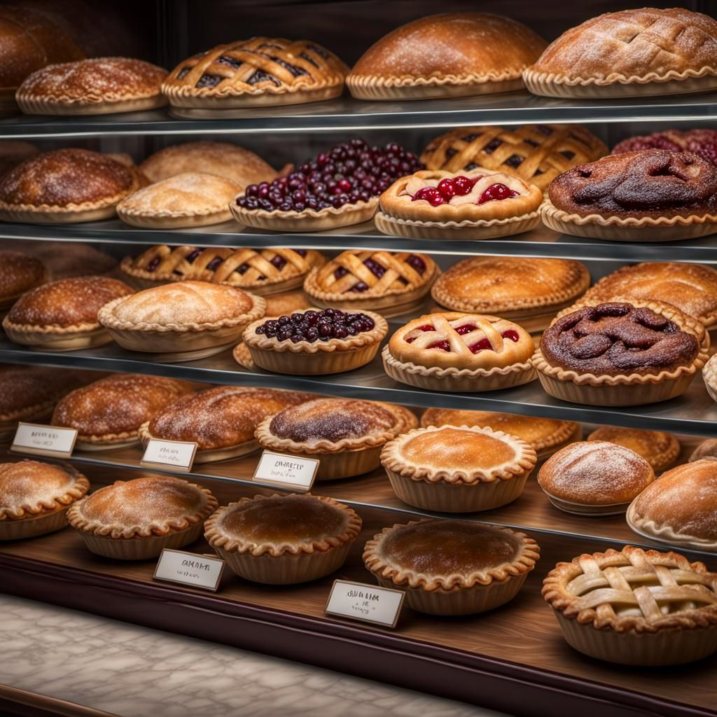 Bakery display case.
