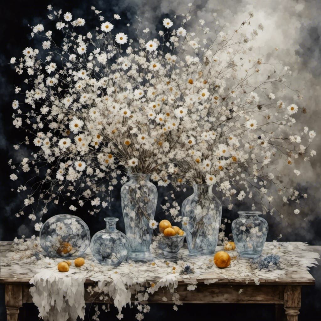 Photogram Still Life with Warm Filter