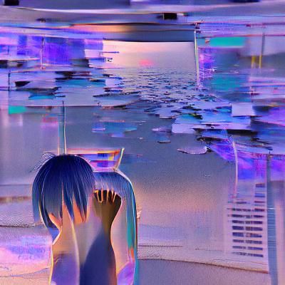 Simple AI Image of Forgetting
