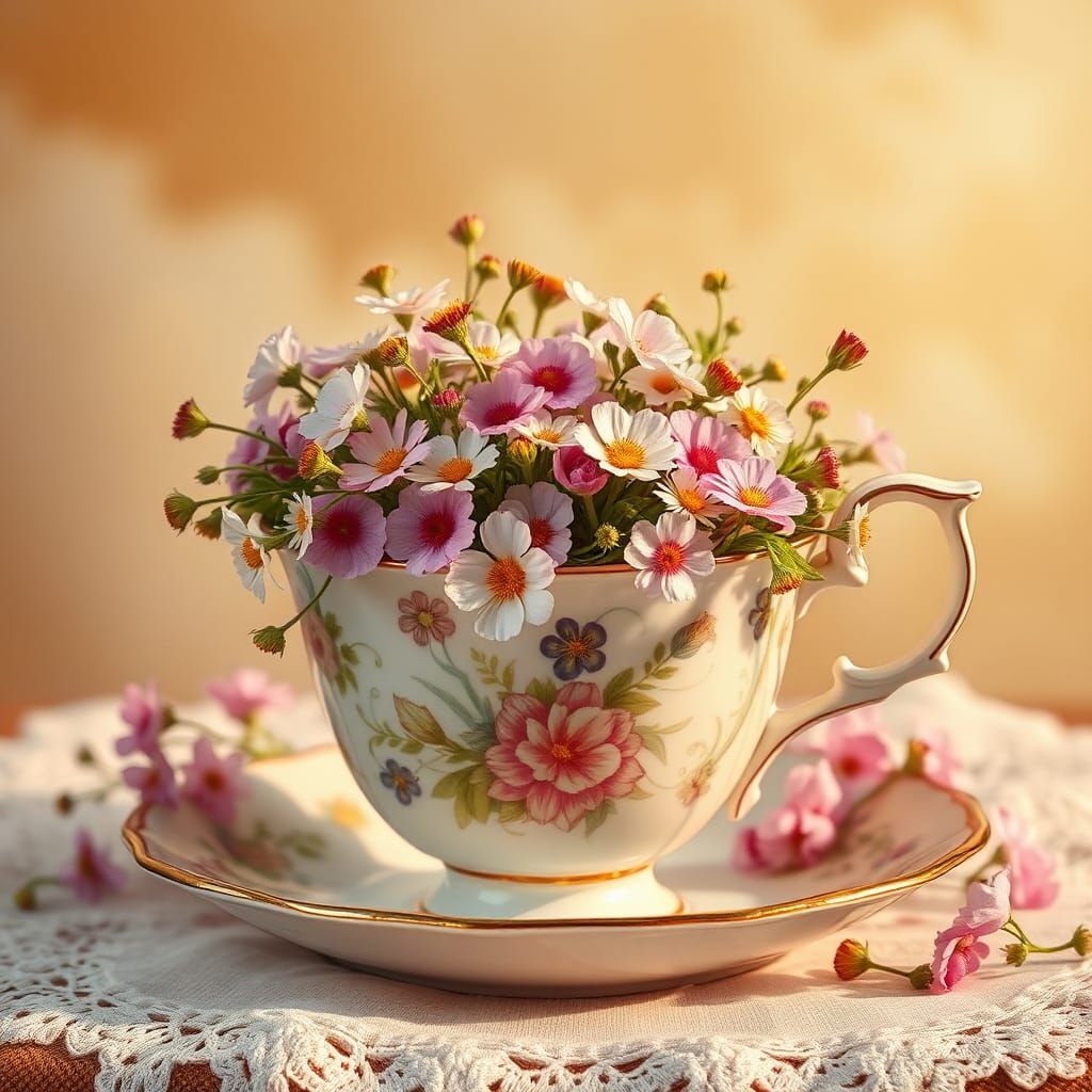 Teacup Meadow: Dutch Master Still Life