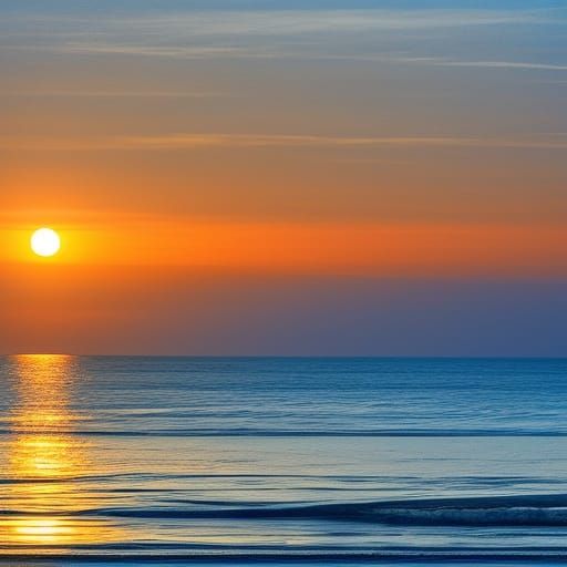 Ocean Panorama at Sunrise