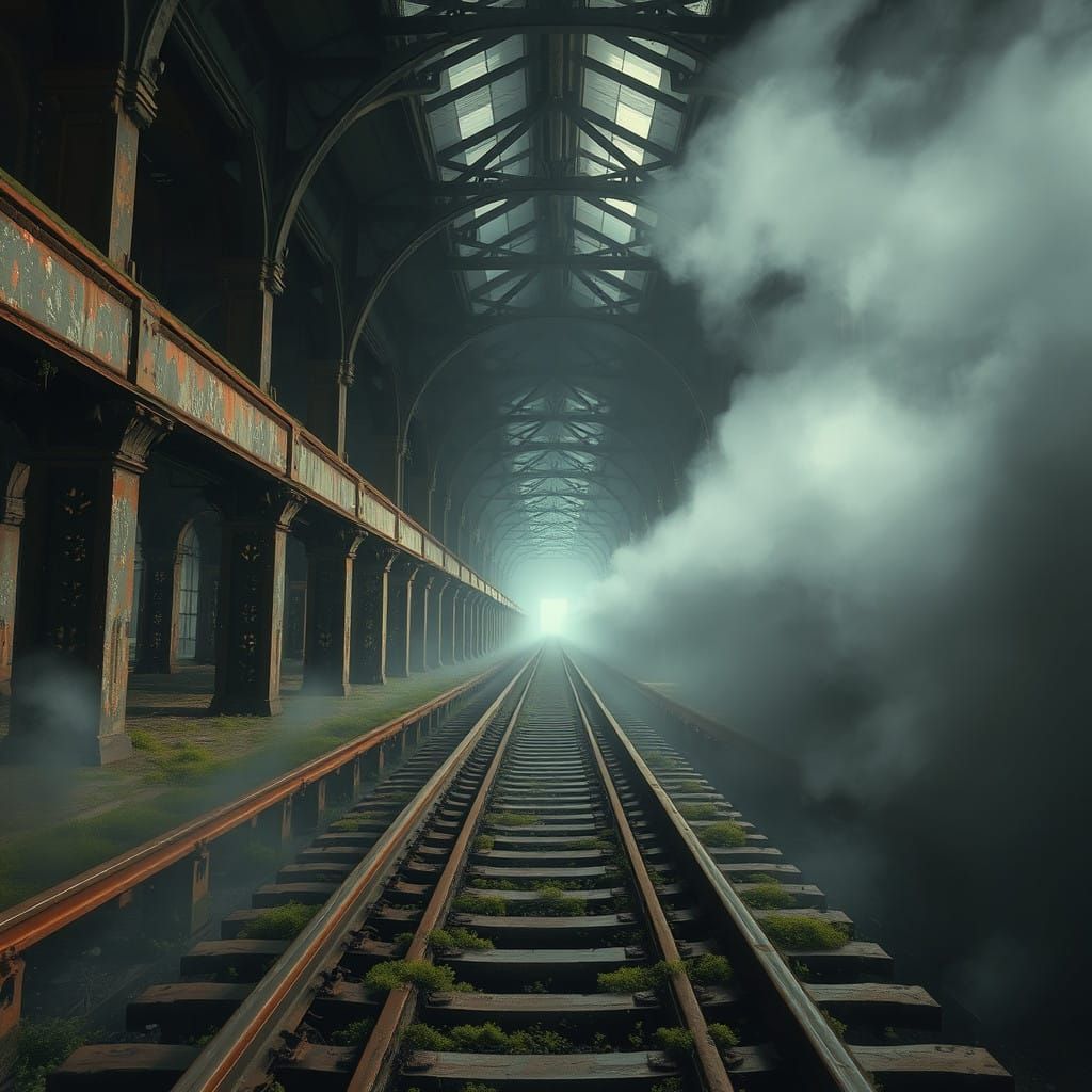Misty Cathedral of Worn Tracks