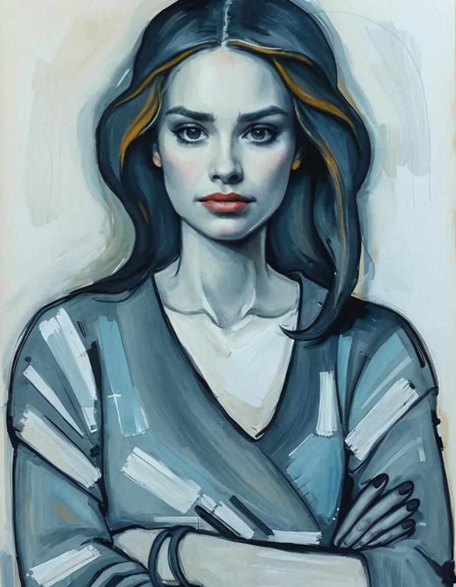 Cozy Film Still: Person Solving Crossword Puzzle