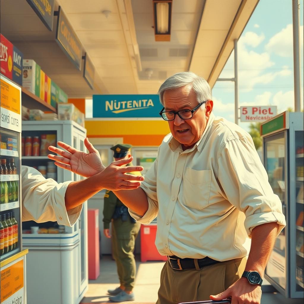 Comical Florida Convenience Store Robbery in Impressionist S...