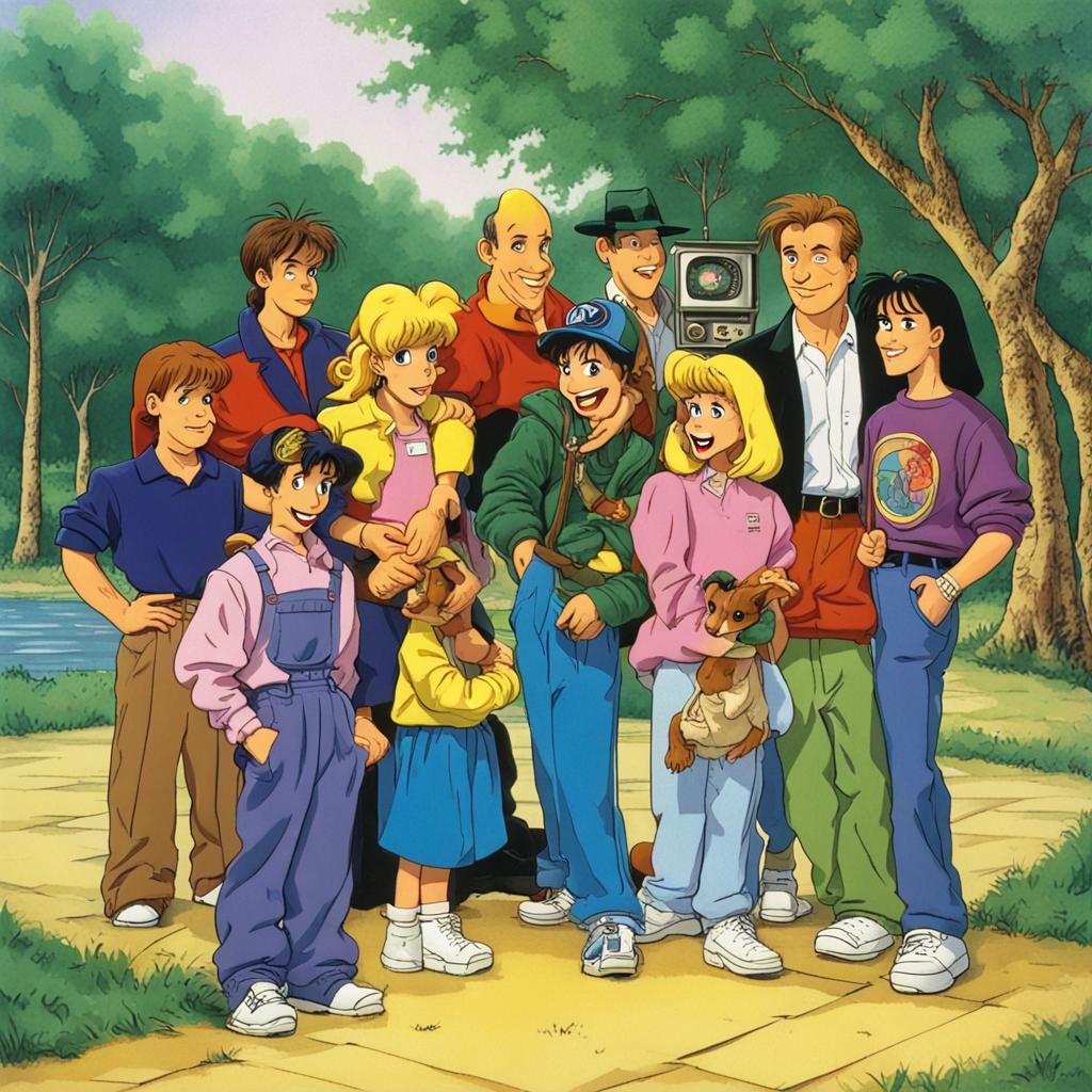 AI Generated 1990s TV Show
