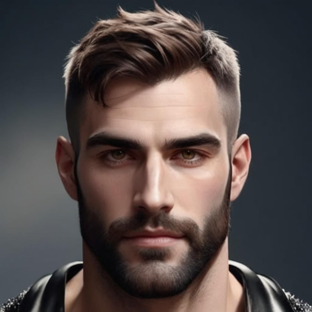 Smiling Man in Velvet Bathrobe, Professional Portrait