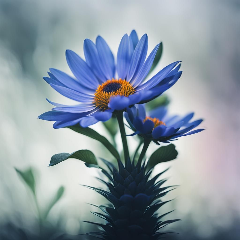 Abstract Double Exposure Image