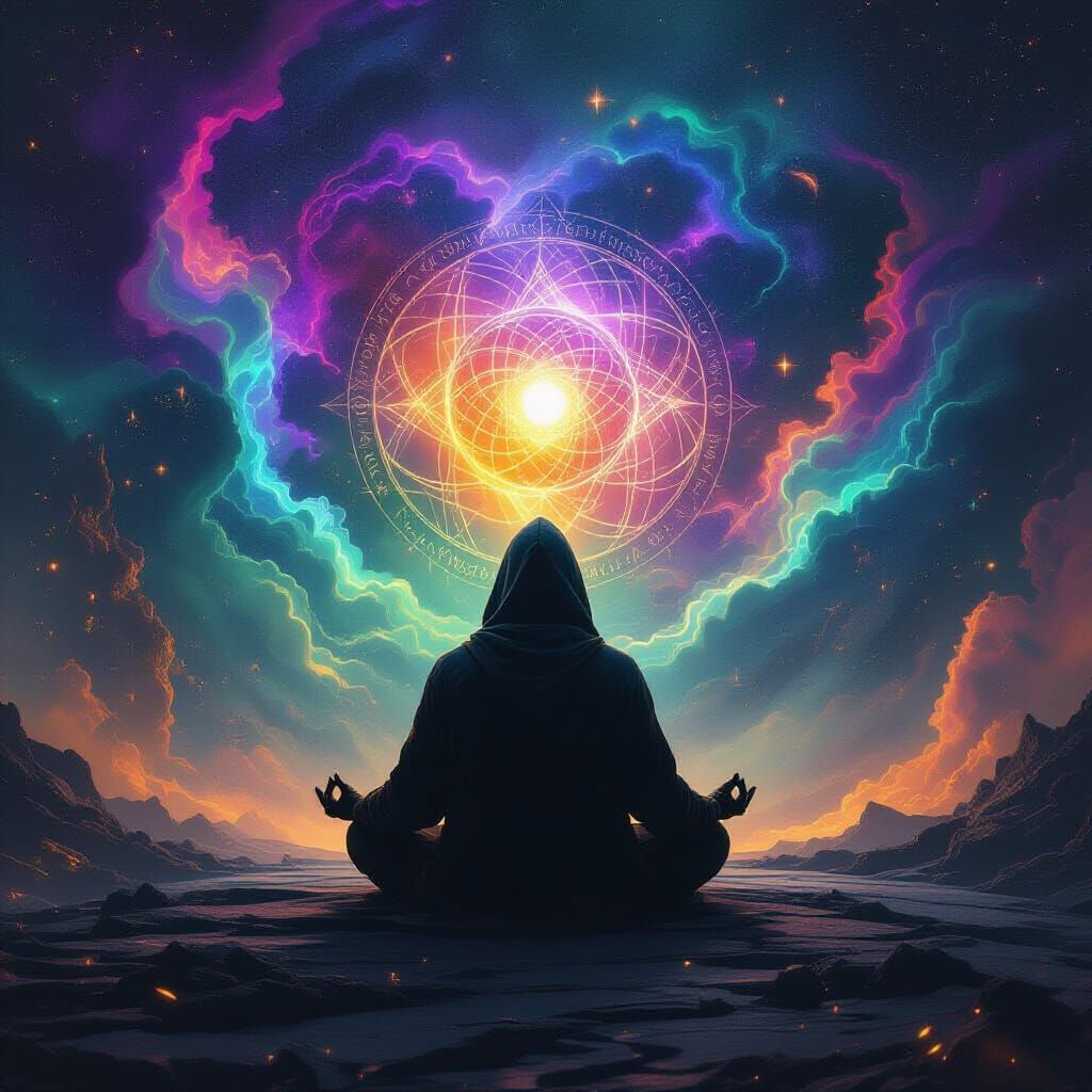 Eldritch Meditation: Cosmic Horror Scene