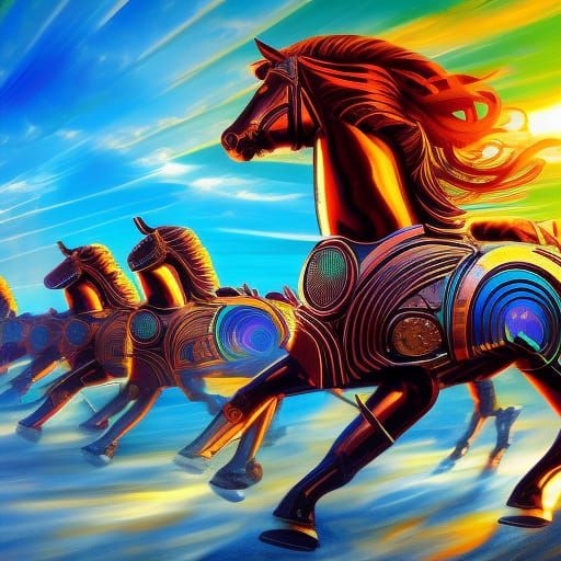 Futuristic Battle of Troy