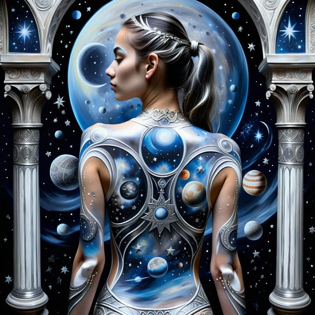 Celestial Body Paint Art of Magical Court