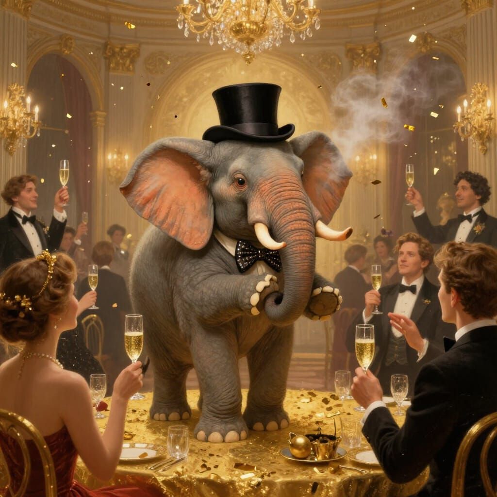 Majestic Elephant Hosts Elegant New Year's Eve Gala