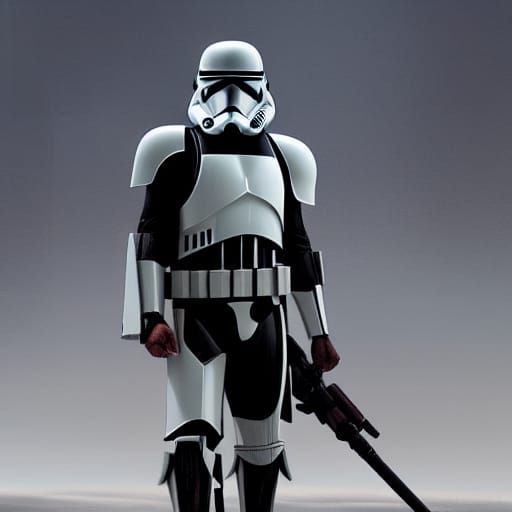 Black Armored Star Wars Clone Troopers: Epic Digital Paintin...