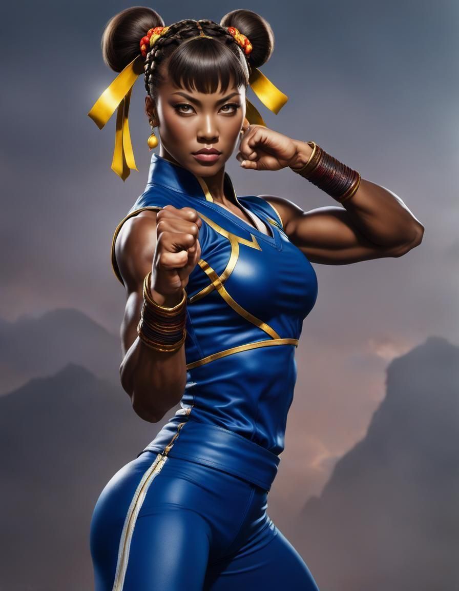 Chun Li: African-Chinese Kung Fu Warrior