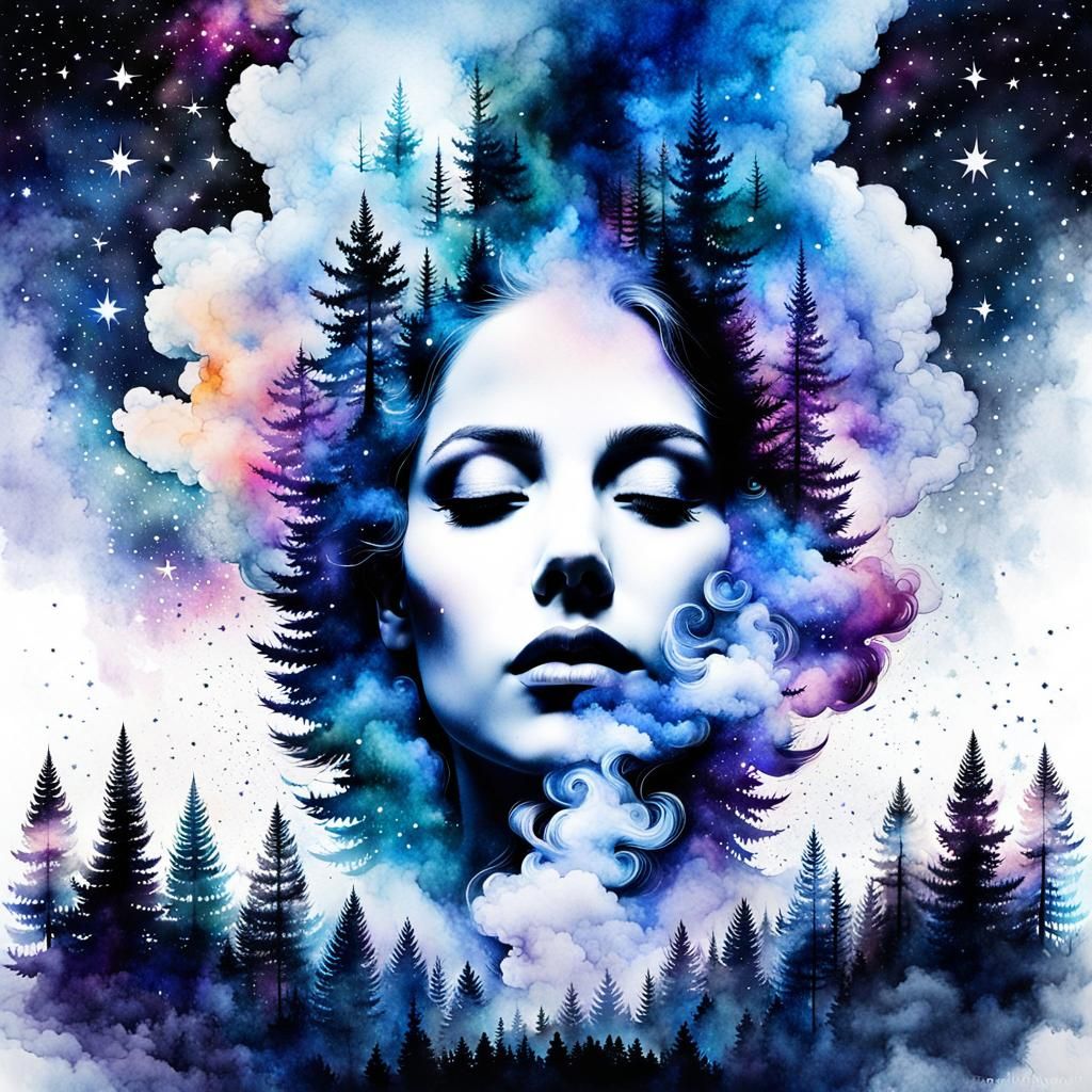 A calm mind: connecting with the universe and nature