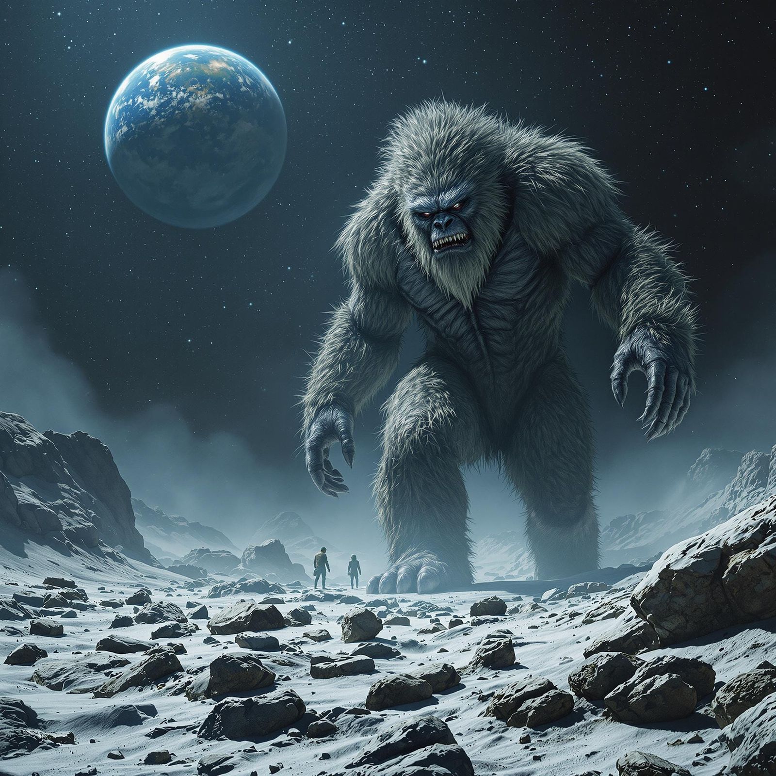 found Bigfoot on the Moon