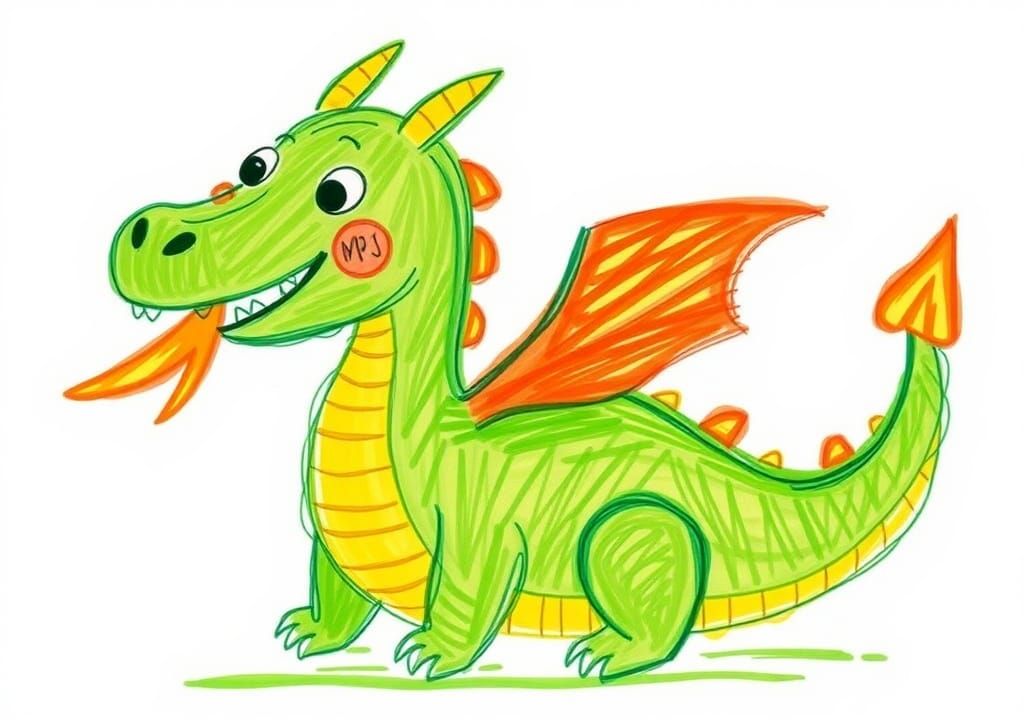 "Poorly Drawn" Dragon