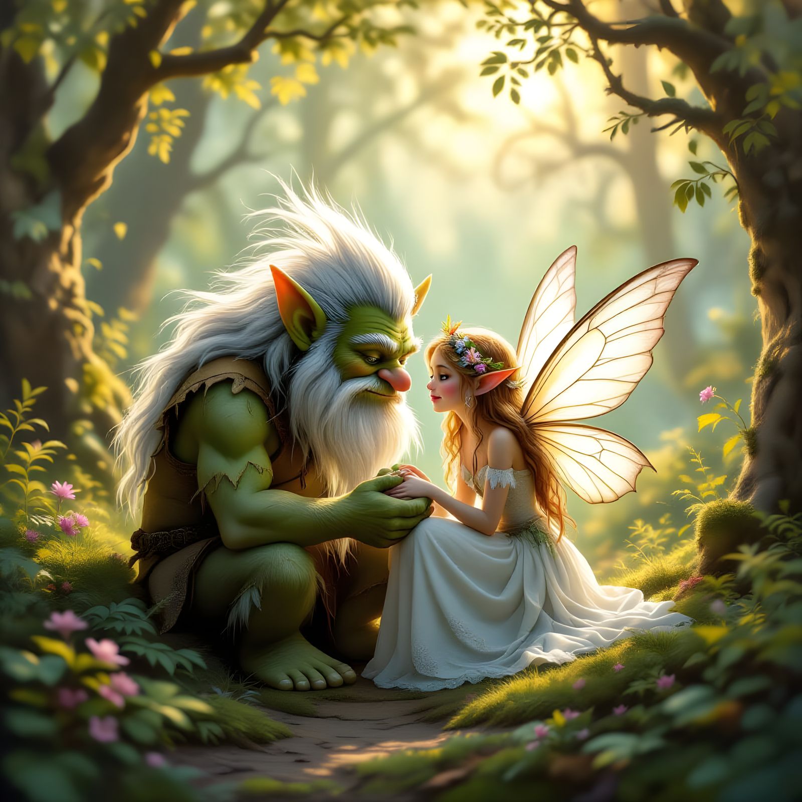 Troll and Fairy: Ethereal Fantasy Art