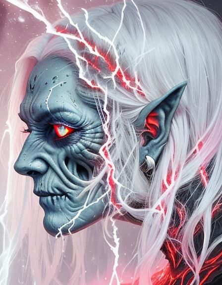 Furious Beauty: Villainess with Machete in Dark Bedroom