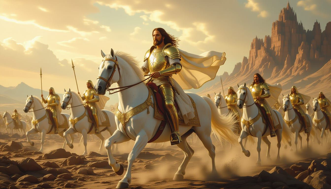 Christ's Triumphant Return: Armageddon in the Style of Doré