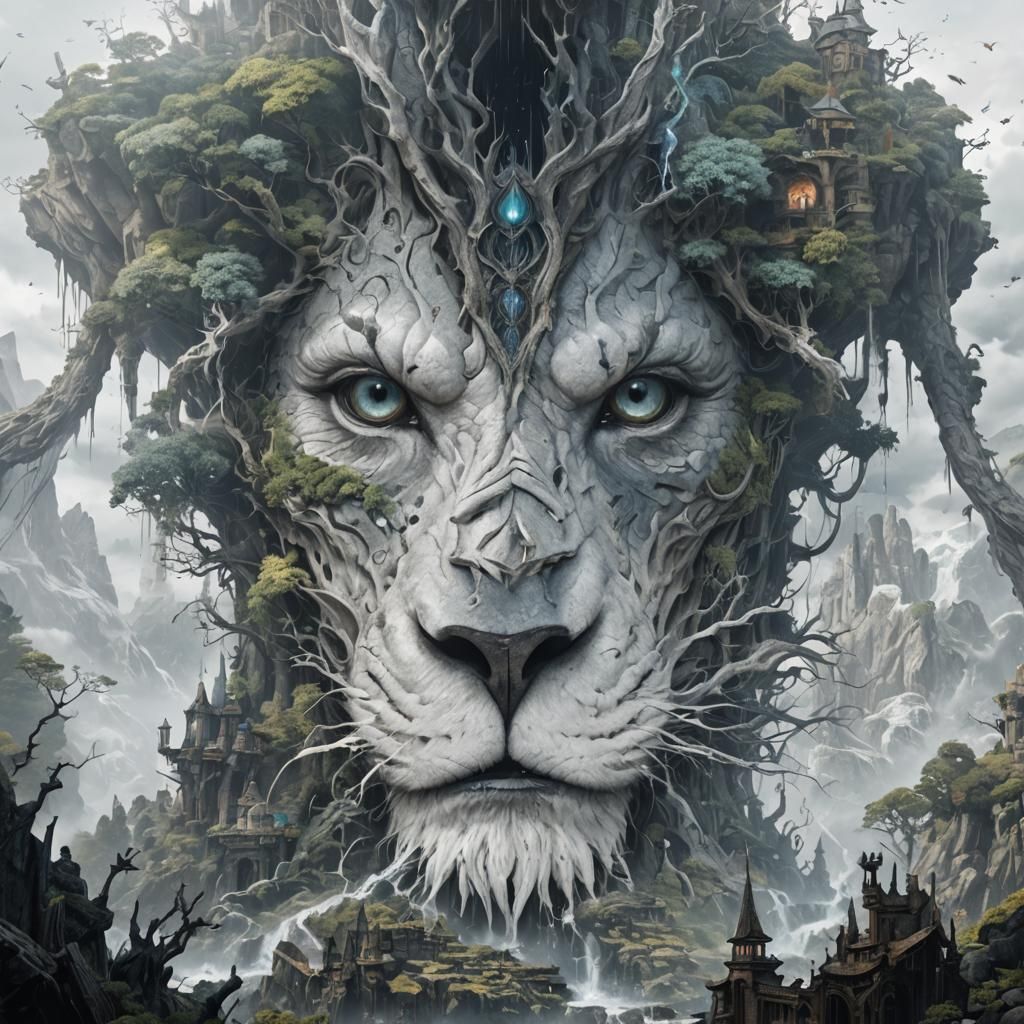 Fantastical Matte Painting with Deep Color and Detail