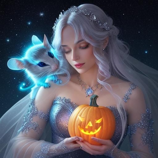 Cinderella's Midnight Transformation: A Bioluminescent Fairy...