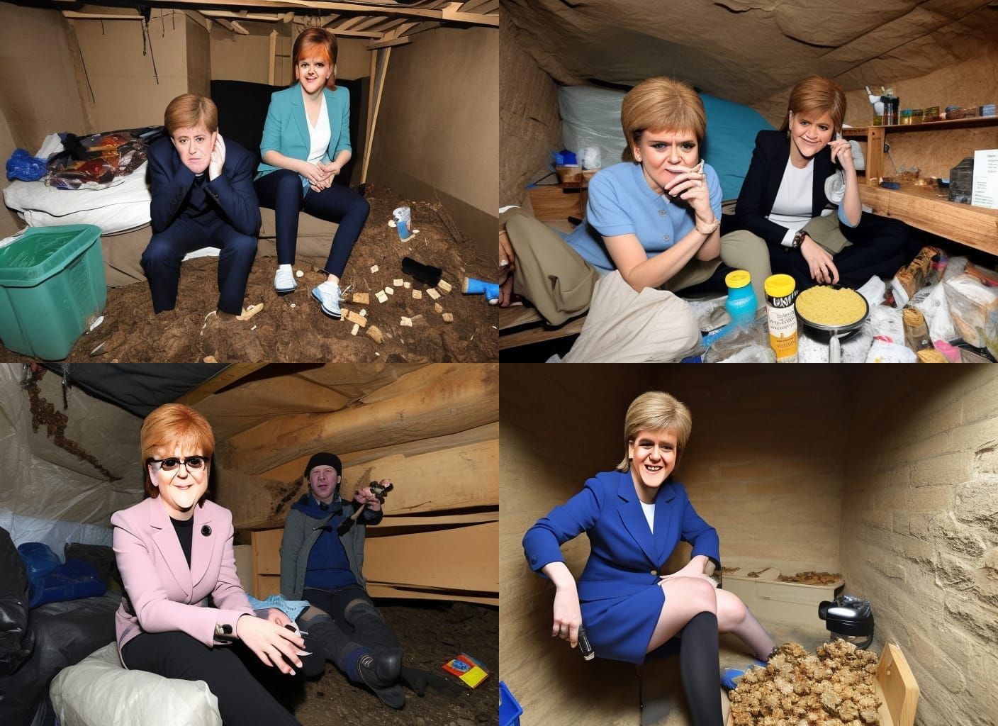 Controversial Depiction: Nicola Sturgeon in a Crack Den