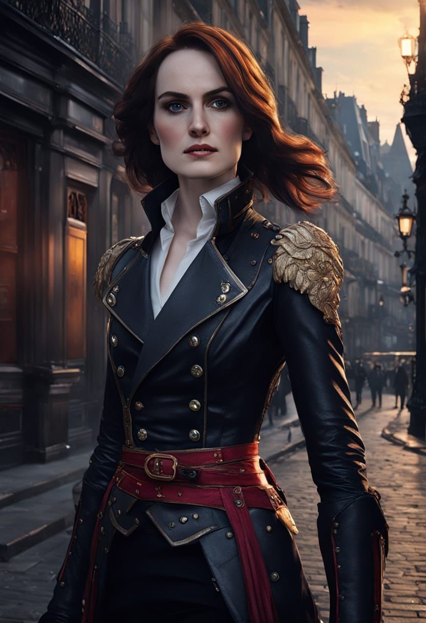 Michelle Dockery as Julia Belmont in Dark Gothic Paris