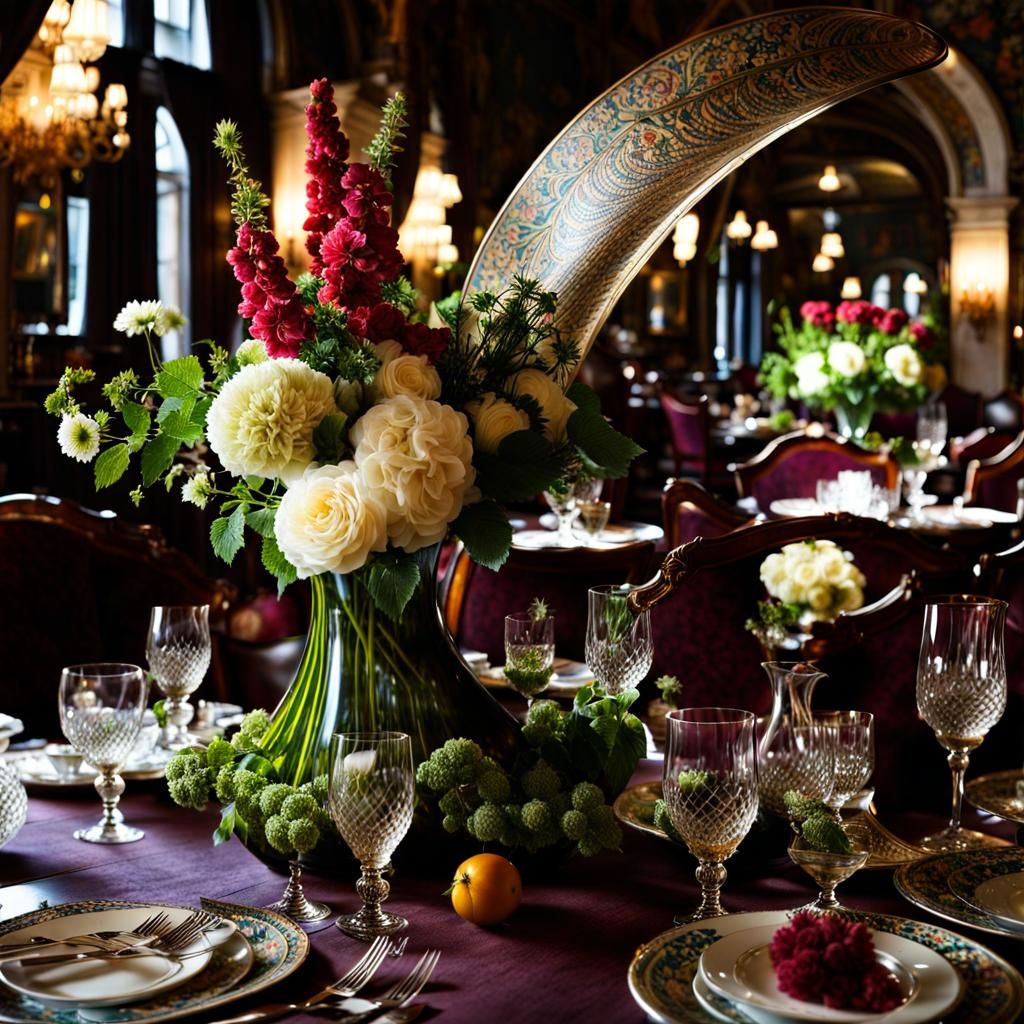 Surreal Bistro Bizzarro: A Max Ernst Inspired Scene