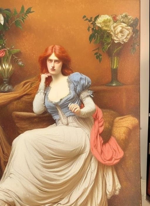 Pre-Raphaelite Portrait