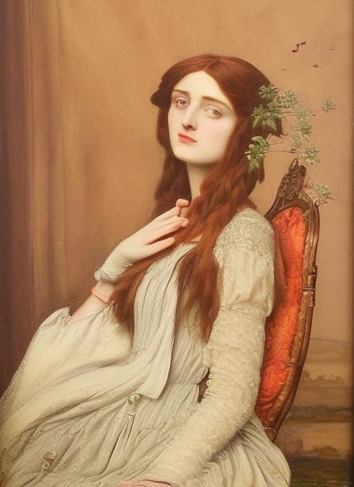 Pre-Raphaelite Portrait