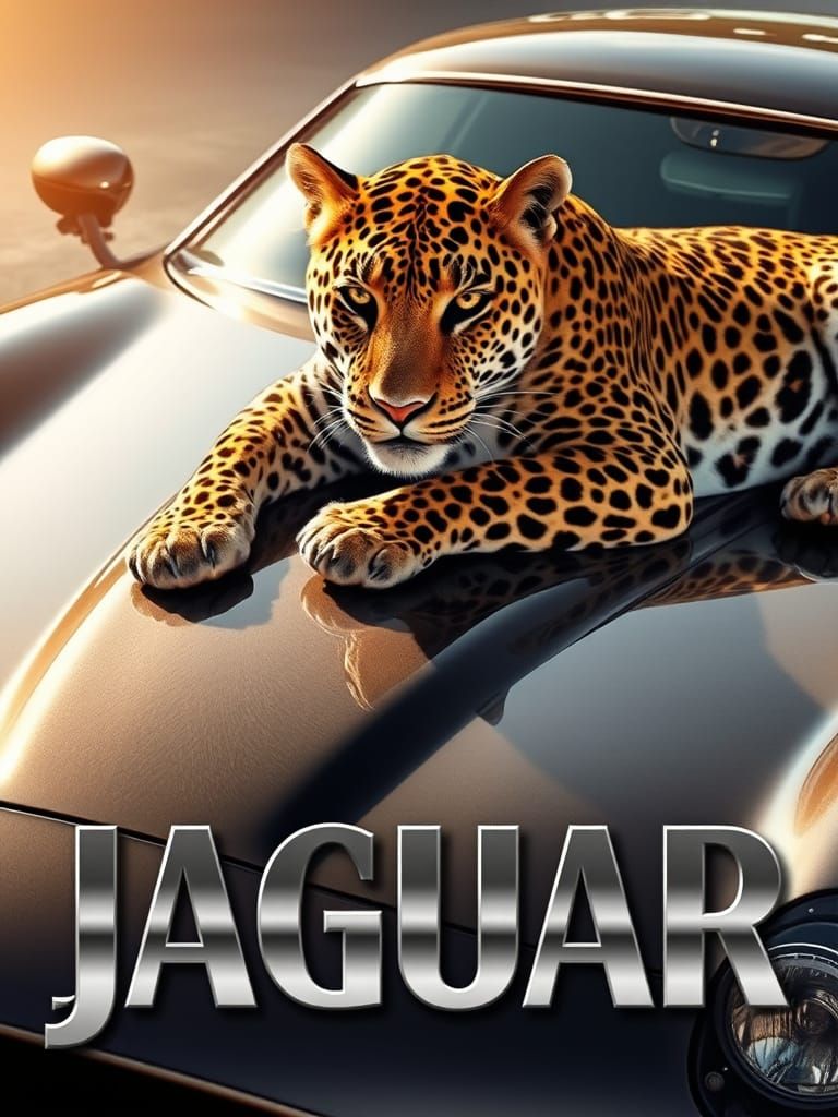 Magazine cover titled 'Jaguar ' showing a jaguar animal lyin...