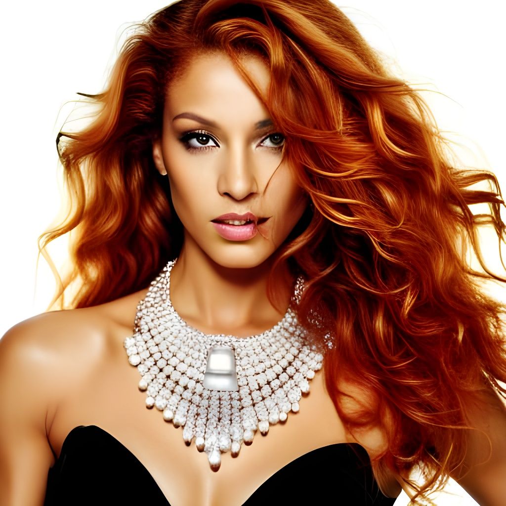 Stunning Redhead Model in Studio Lighting