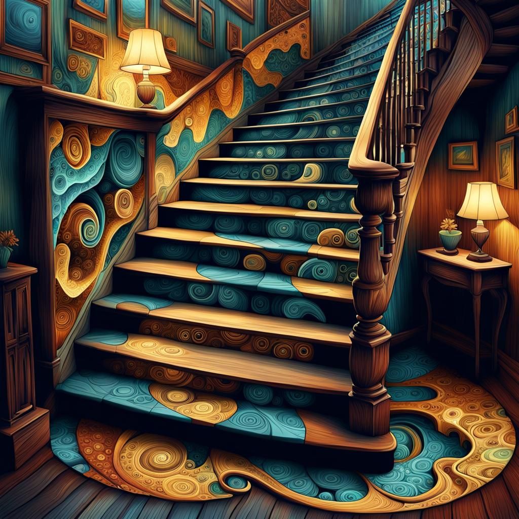 Abstract Fractal Art with 3D Shading