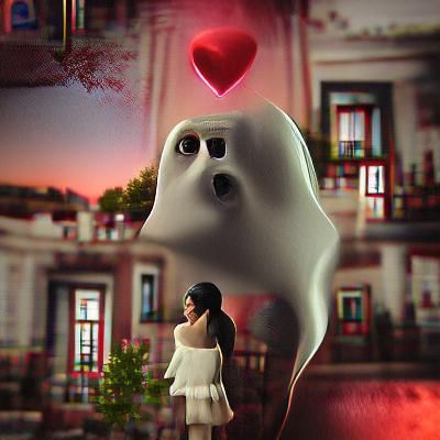 the ghost of my love haunting tomorrow 789 Behance HD 8K 3D