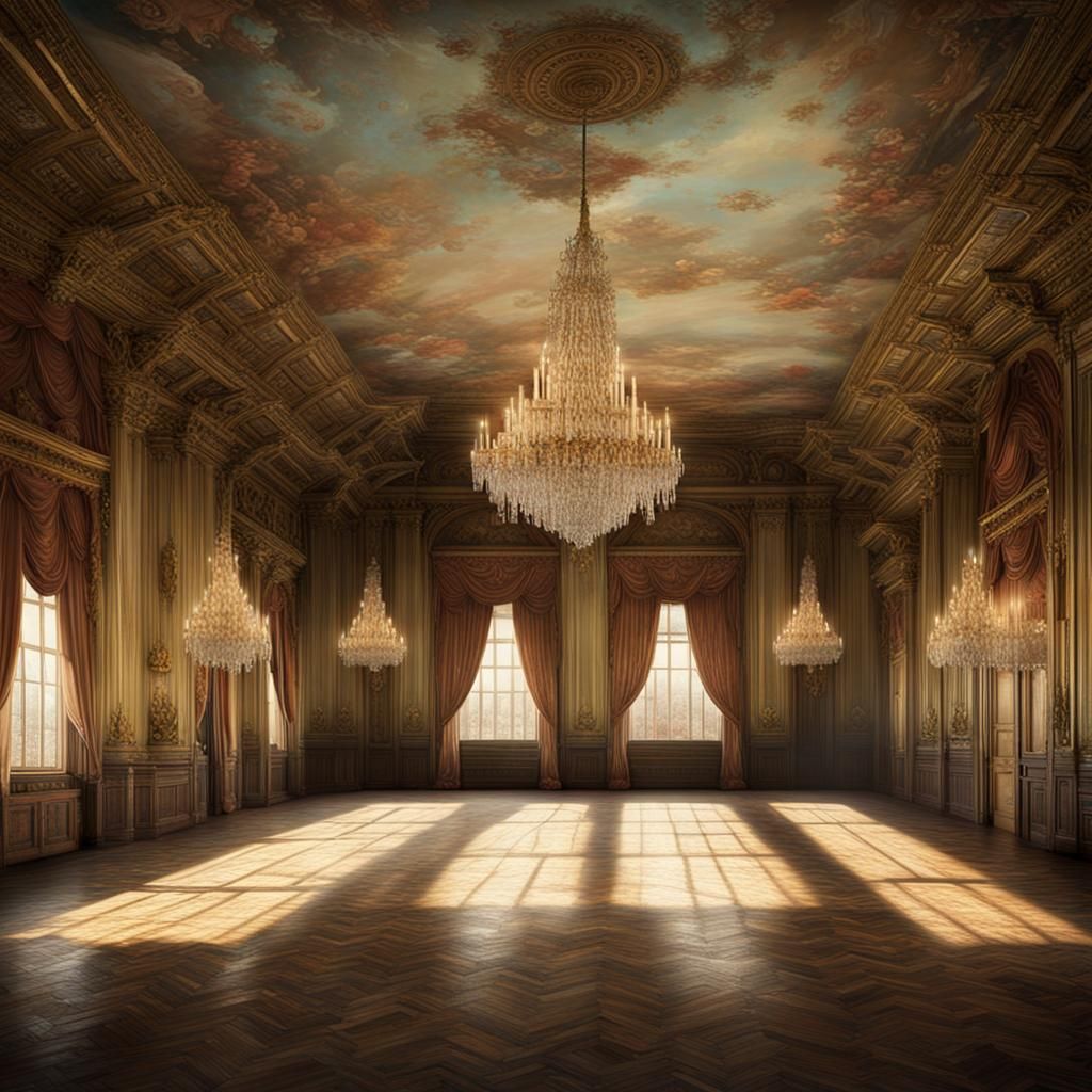 Abandoned Ballroom: A Realistic Elegy of Time
