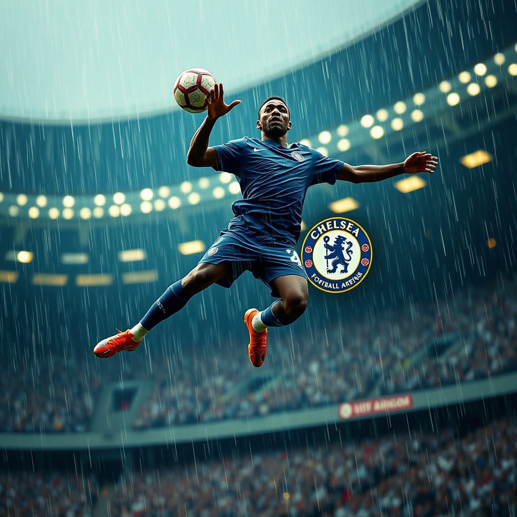 Drogba's Header: A Digital Oil Painting and Motion Collage N...