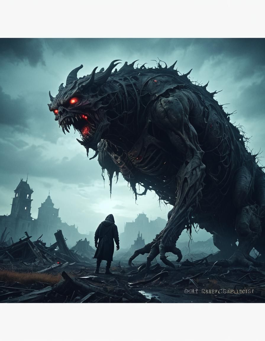 Surreal Hellscape Reveals Twisted Creature in Ominous, High-...