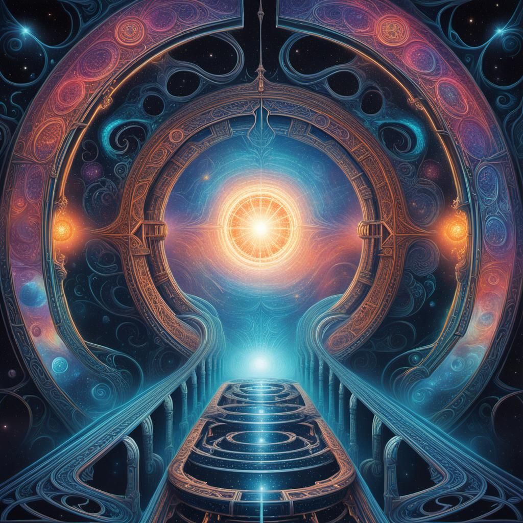 Surreal Cosmic Portal to Infinite Dimensions