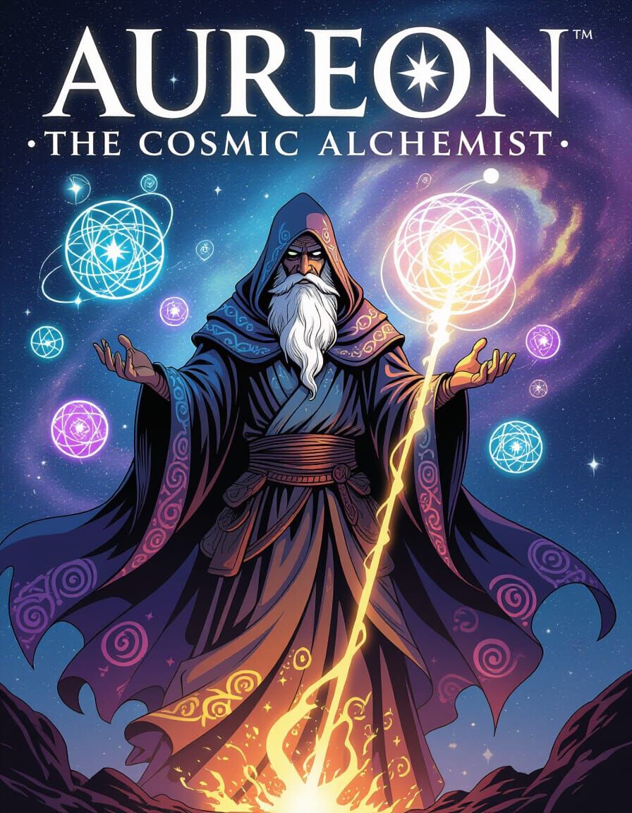 Aureon Cosmic Alchemist Comic Book Cover