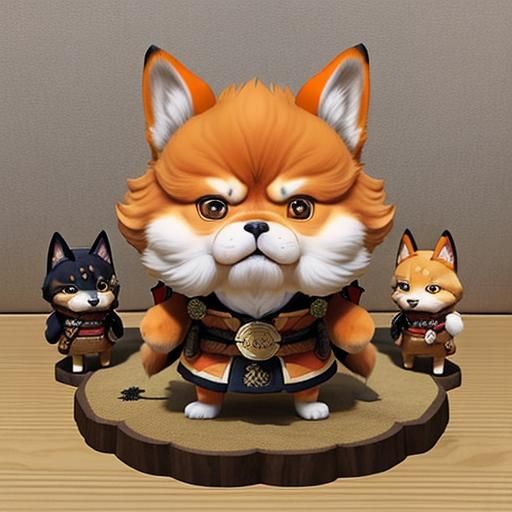 Oda Cinnamon Nobunaga as Shiba Inu Warlord