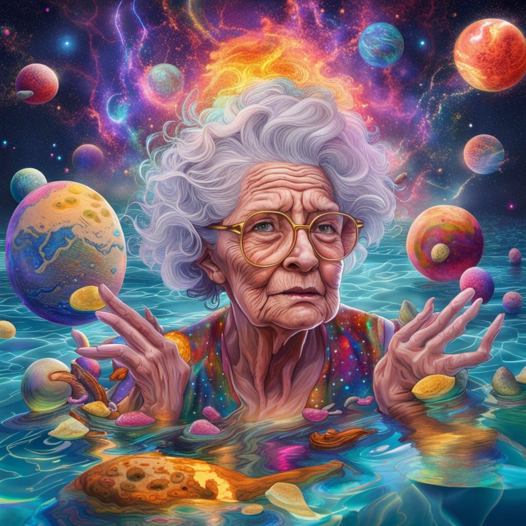 Grandma Barfs into the Infinity Pool