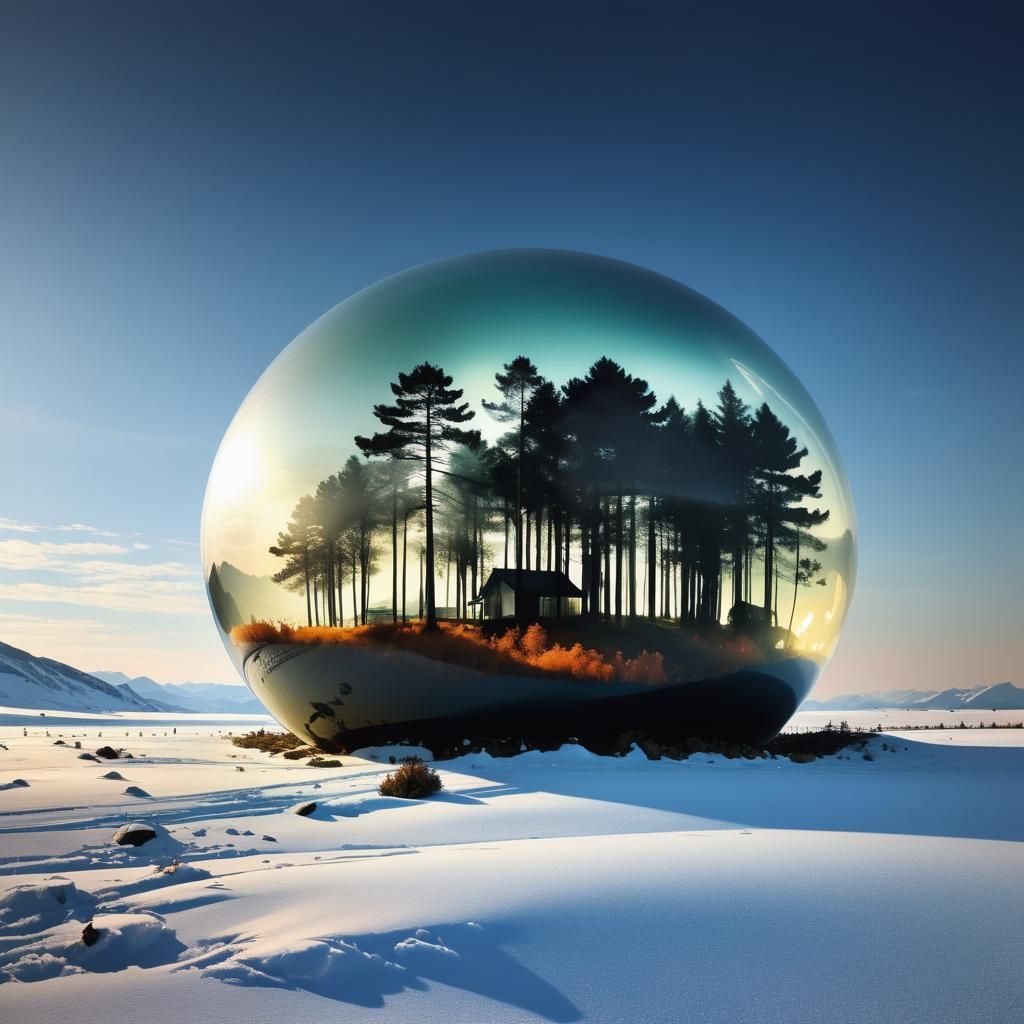 Ethereal Polycarbonate Landscape