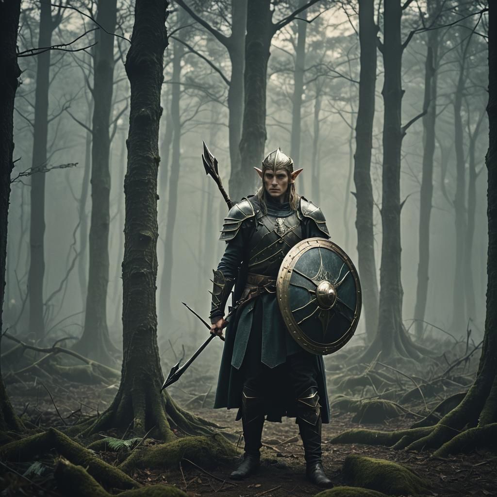 Epic High Elf Warrior Film Still