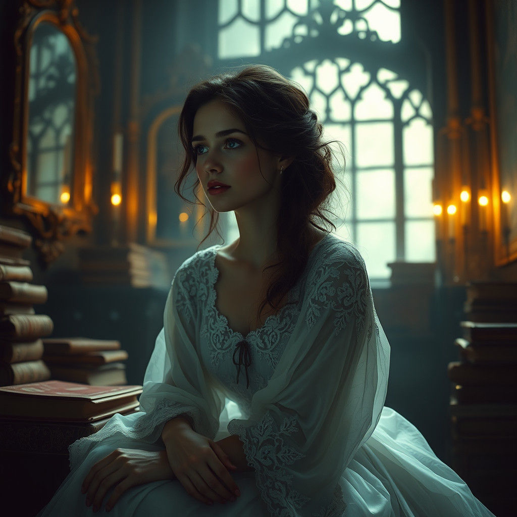 All she does is stare, “How can this be fair?”