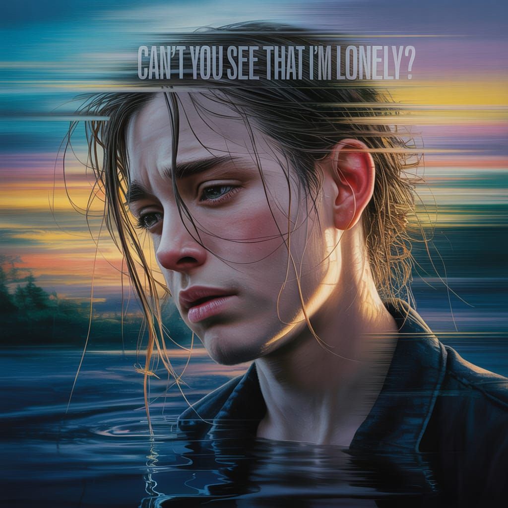 Solitary Figure Portrait: Conveying Deep Loneliness